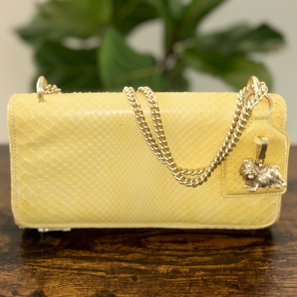 Rare Vintage Barry Kieselstein-Cord Snakeskin Purse - Picture 1 of 11